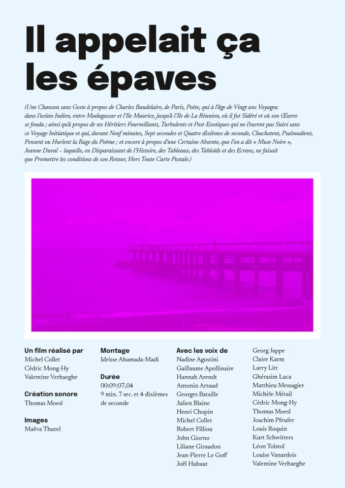 Il appelait ça les épaves